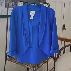 Candies royal blue blazer size L